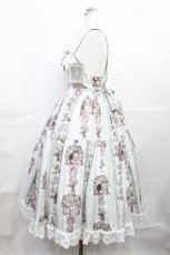 画像2: Royal Princess Alice / Rococo Rose Catジャンパースカート Free ミント H-26-08-07-1001-LO-OP-NS-ZH (2)