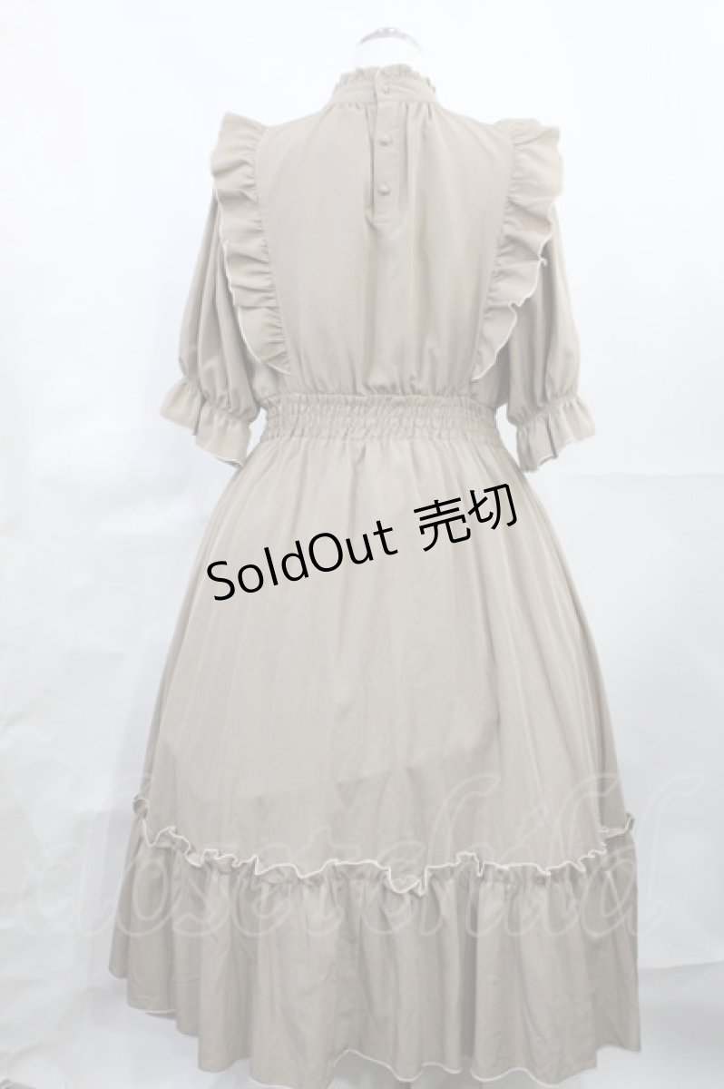 画像2: m petit by misako / NINA'SコラボAMハイショクメローワンピース LL ベージュ H-26-08-07-1009-LO-OP-NS-ZH (2)