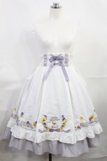 画像1: Amavel / Pansy Floral Melodyジャンパースカート Free オフ H-26-08-07-1012-CA-OP-NS-ZH (1)