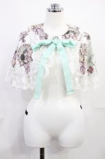 画像1: Royal Princess Alice / Rococo Rose Cat ケープ Free ミント H-26-08-07-1032-LO-TO-NS-ZH (1)