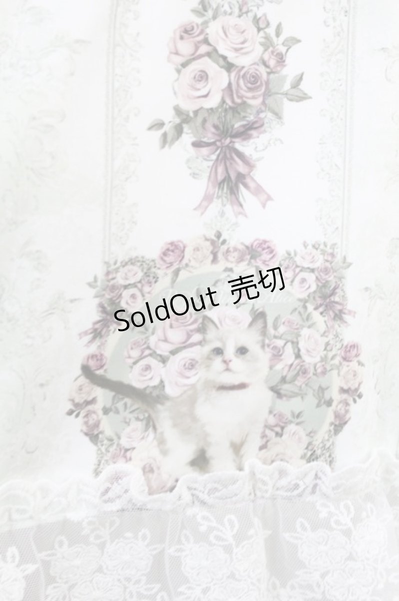 画像4: Royal Princess Alice / Rococo Rose Cat ケープ Free ミント H-26-08-07-1032-LO-TO-NS-ZH (4)