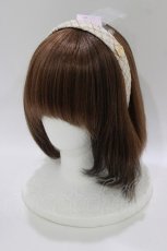 画像1: m petit by misako / NINA'S/ツイードカチューシャ  アイボリー H-26-08-07-057-LO-AC-NS-ZH (1)