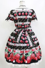 画像3: Angelic Pretty / Dessert Berryワンピース Free ブラック H-26-08-07-007-AP-OP-NS-ZH (3)