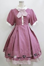 画像1: Amavel / Diner Girl ワンピース Free ピンク H-26-08-07-011-CA-OP-NS-ZH (1)