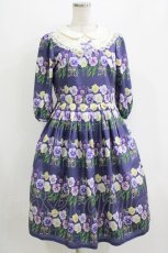 画像1: Emily Temple cute / Pansy Gardenワンピース M パープル H-26-08-08-001-ET-OP-AK-ZH (1)