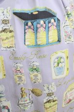 画像4: Emily Temple cute / フレグランスプチローズ付きノースリーブワンピース  パープル H-26-08-08-024-ET-OP-AK-ZH (4)