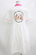 画像3: Candy Stripper / CANDY OR PUPPYシャツワンピース 2 WHITE H-26-08-08-025-PU-SK-AK-ZH (3)
