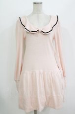 画像1: Katie / ラインカラーワンピース  ピンク H-26-08-08-029-LO-OP-AK-ZH (1)