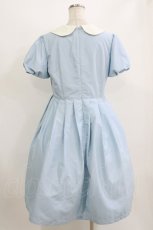 画像3: Melody BasKet / 丸襟パフワンピース L サックス H-26-08-08-004-LO-OP-AK-ZH (3)