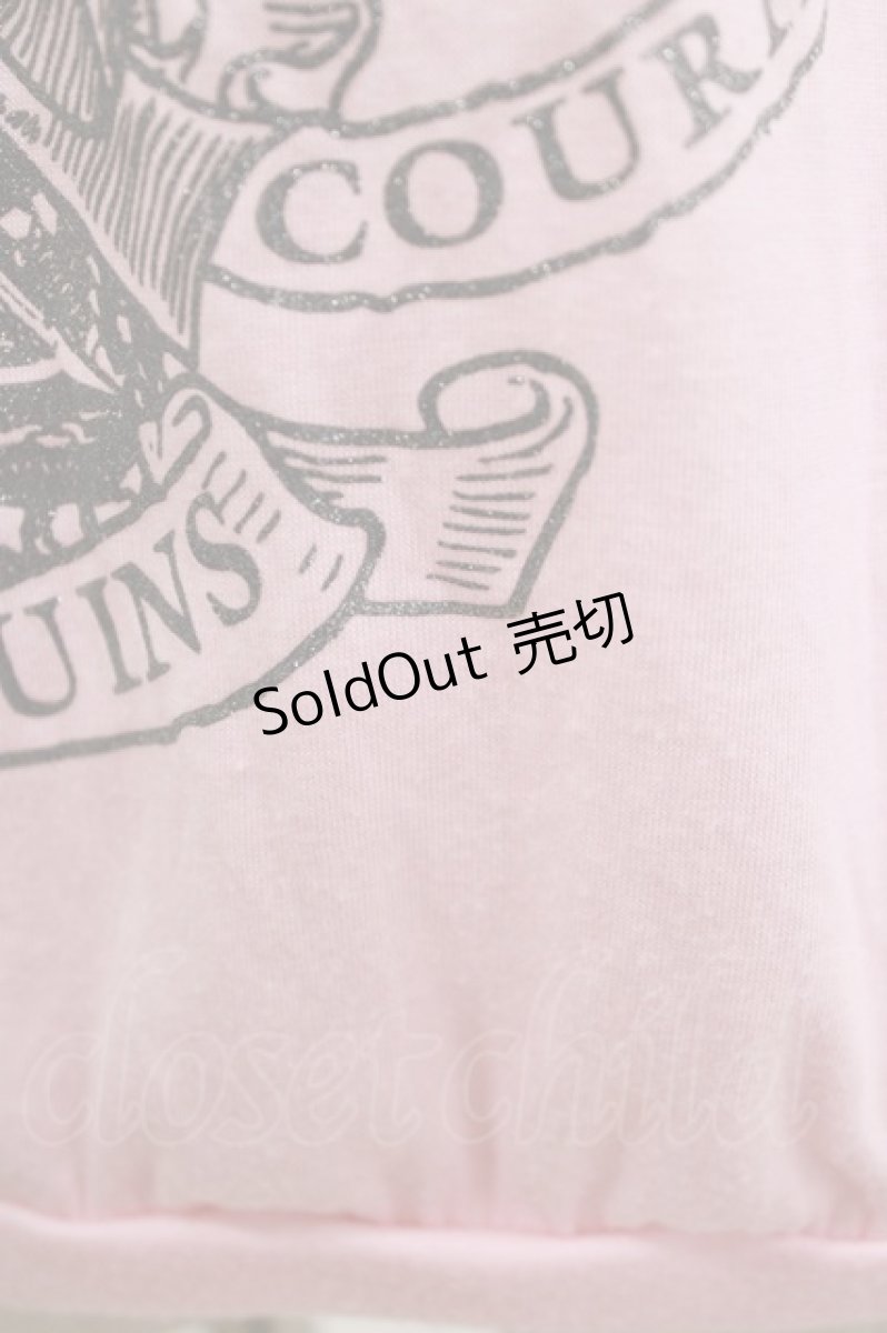 画像3: ALGONQUINS / プリントパフカットソー F ピンク H-26-08-08-039-AL-TO-AK-ZH (3)