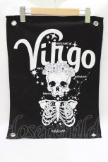 画像1: KILL STAR / VIRGO MINI TAPESTRY  黒 H-26-08-08-046-PU-ZA-KB-ZH (1)