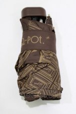 画像2: Q-pot. / メルティチョコレート折りたたみ傘  ブラウン H-26-08-08-050-QP-ZA-AK-ZH (2)