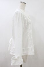 画像3: PINK HOUSE / フリルいっぱいローンブラウス Free ホワイト H-26-08-08-1038-LO-BL-NS-ZH (3)