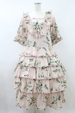 画像1: PINK HOUSE / すずらんプリントワンピース Free ピンク H-26-08-08-1039-LO-OP-NS-ZH (1)