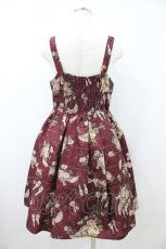 画像2: axes femme POETIQUE / ロマンティックプリントワンピース M ワイン H-26-08-08-1043-AX-OP-NS-ZH (2)