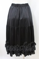 画像2: axes femme kawaii / ミディフリルペチスカート M ブラック H-26-08-08-1052-AX-SK-NS-ZH (2)