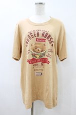 画像1: Karl Helmut / ハンバーガーカールくんTシャツ L ベージュ H-26-08-08-1061-EL-TS-NS-ZH (1)