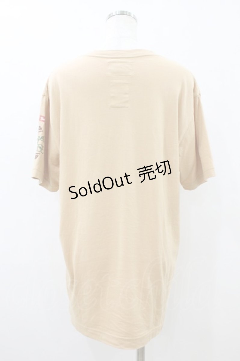 画像2: Karl Helmut / ハンバーガーカールくんTシャツ L ベージュ H-26-08-08-1061-EL-TS-NS-ZH (2)