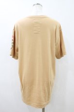 画像2: Karl Helmut / ハンバーガーカールくんTシャツ L ベージュ H-26-08-08-1061-EL-TS-NS-ZH (2)