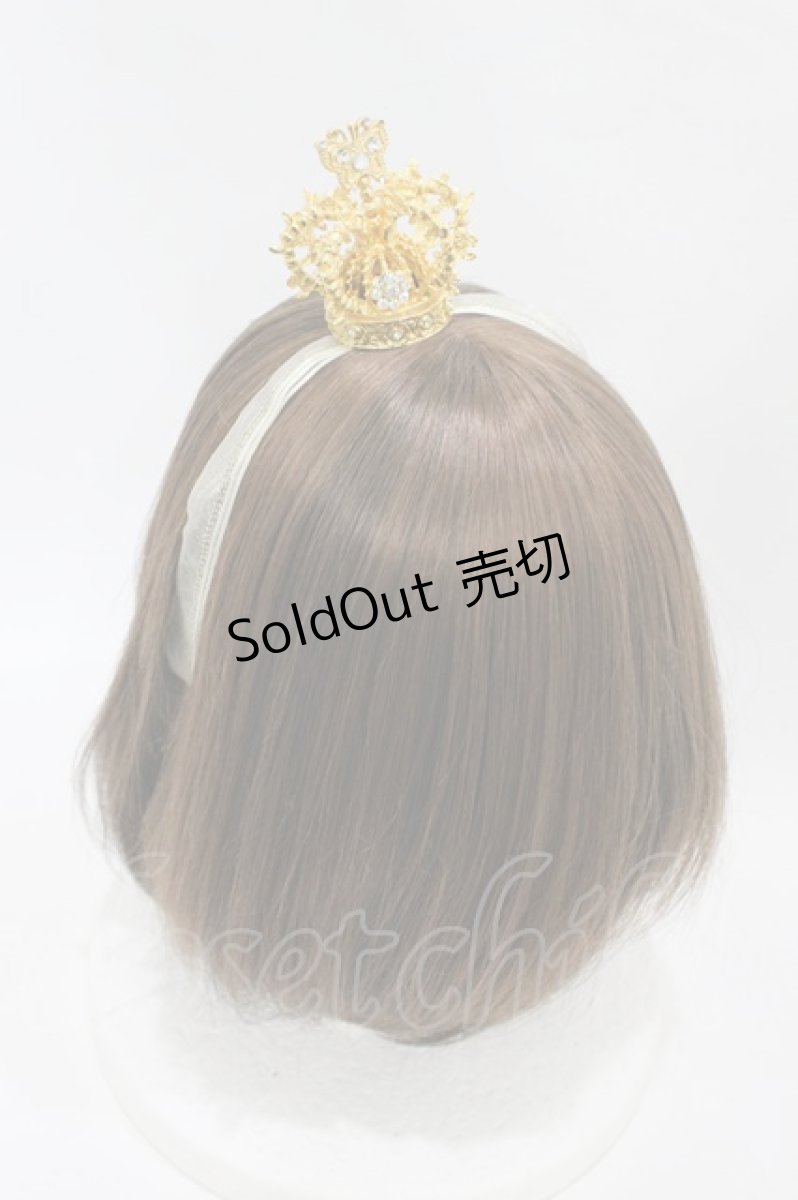 画像2: BABY,THE STARS SHINE BRIGHT / 蝶々王冠ヘッドドレス  ゴールド H-26-08-08-1012-BA-AC-NS-ZH (2)