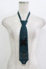 画像1: Ozz Croce / 刺繍ネクタイ  グリーン H-26-08-08-062-OO-ZA-KB-ZH (1)