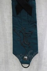 画像2: Ozz Croce / 刺繍ネクタイ  グリーン H-26-08-08-062-OO-ZA-KB-ZH (2)
