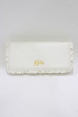 画像1: Katie / FRILL wallet  ホワイト H-26-08-08-067-LO-ZA-KB-ZH (1)