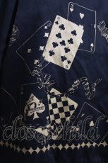 画像4: ATELIER PIERROT / トランププリントベスト風ワンピース  黒 H-26-08-08-006-EL-OP-AK-ZH (4)
