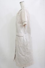 画像2: Katie / ICECREAM SHOP uniform  ベージュストライプ H-26-08-08-010-LO-OP-KB-ZH (2)