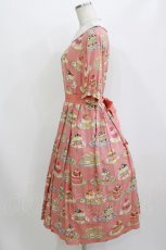 画像2: Jane Marple / Anniversary cakesトリプルカラードレス M アプリコット H-26-08-09-026-JM-OP-AK-ZH (2)