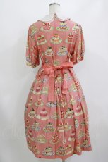 画像3: Jane Marple / Anniversary cakesトリプルカラードレス M アプリコット H-26-08-09-026-JM-OP-AK-ZH (3)