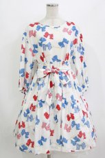 画像1: Jane Marple / Anniversary ribbonsティアードドレス  オフホワイト H-26-08-09-033-JM-OP-KB-ZH (1)