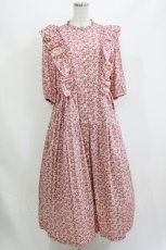 画像1: Jane Marple Dans Le Salon / CHARMIAN Agatha dress  rose H-26-08-09-005-JM-OP-KB-ZH (1)