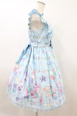 画像3: Angelic Pretty / Happy Garlandジャンパースカート Free サックス H-26-08-09-1024-AP-OP-NS-ZH (3)