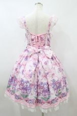 画像2: Angelic Pretty / Lacy Pansyジャンパースカート Free ピンク H-26-08-09-1025-AP-OP-NS-ZH (2)