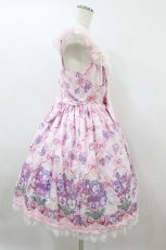 画像3: Angelic Pretty / Lacy Pansyジャンパースカート Free ピンク H-26-08-09-1025-AP-OP-NS-ZH (3)