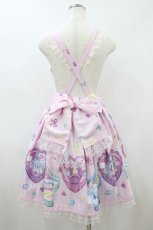 画像2: Angelic Pretty / Compact Toys胸あて付スカート Free ピンク H-26-08-09-1029-AP-SK-NS-ZH (2)