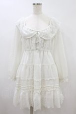 画像1: LIZ LISA / フリルティアードワンピース Free オフ H-26-08-09-1032-LO-OP-NS-ZH (1)