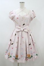 画像1: Ank Rouge / Sweetie Halloweenレースアップワンピース M ピンク H-26-08-09-1038-CA-OP-NS-ZH (1)