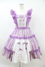 画像1: axes femme kawaii / ハミングフローラジャンスカ M パープル H-26-08-09-1041-AX-OP-NS-ZH (1)