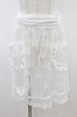 画像1: Eri Aino's collaboration / TT*AINレースエプロン S ホワイト H-26-08-09-1049-LO-OP-NS-ZH (1)