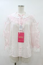 画像1: Angelic Pretty / お花レースブラウス Free ピンク H-26-08-09-1010-AP-OP-NS-ZH (1)