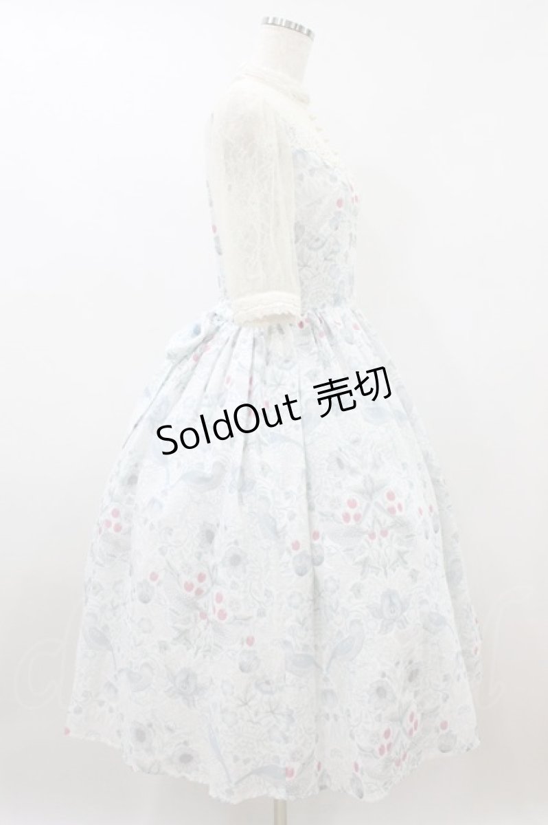 画像3: Innocent World / モリス オパールワンピース 表記なし Sax×Beige H-26-08-09-1016-IW-OP-NS-ZH (3)