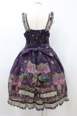 画像2: metamorphose / 【プラスサイズ】Sacred magic item collectionレースアップジャンパースカート プラスサイズ ホーリーパープル H-26-08-09-1020-ME-OP-NS-ZH (2)