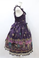 画像3: metamorphose / 【プラスサイズ】Sacred magic item collectionレースアップジャンパースカート プラスサイズ ホーリーパープル H-26-08-09-1020-ME-OP-NS-ZH (3)
