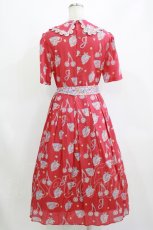 画像3: Jane Marple / Bonjour Millefleursのコレットドレス  ローズ H-26-08-09-007-JM-OP-KB-ZH (3)