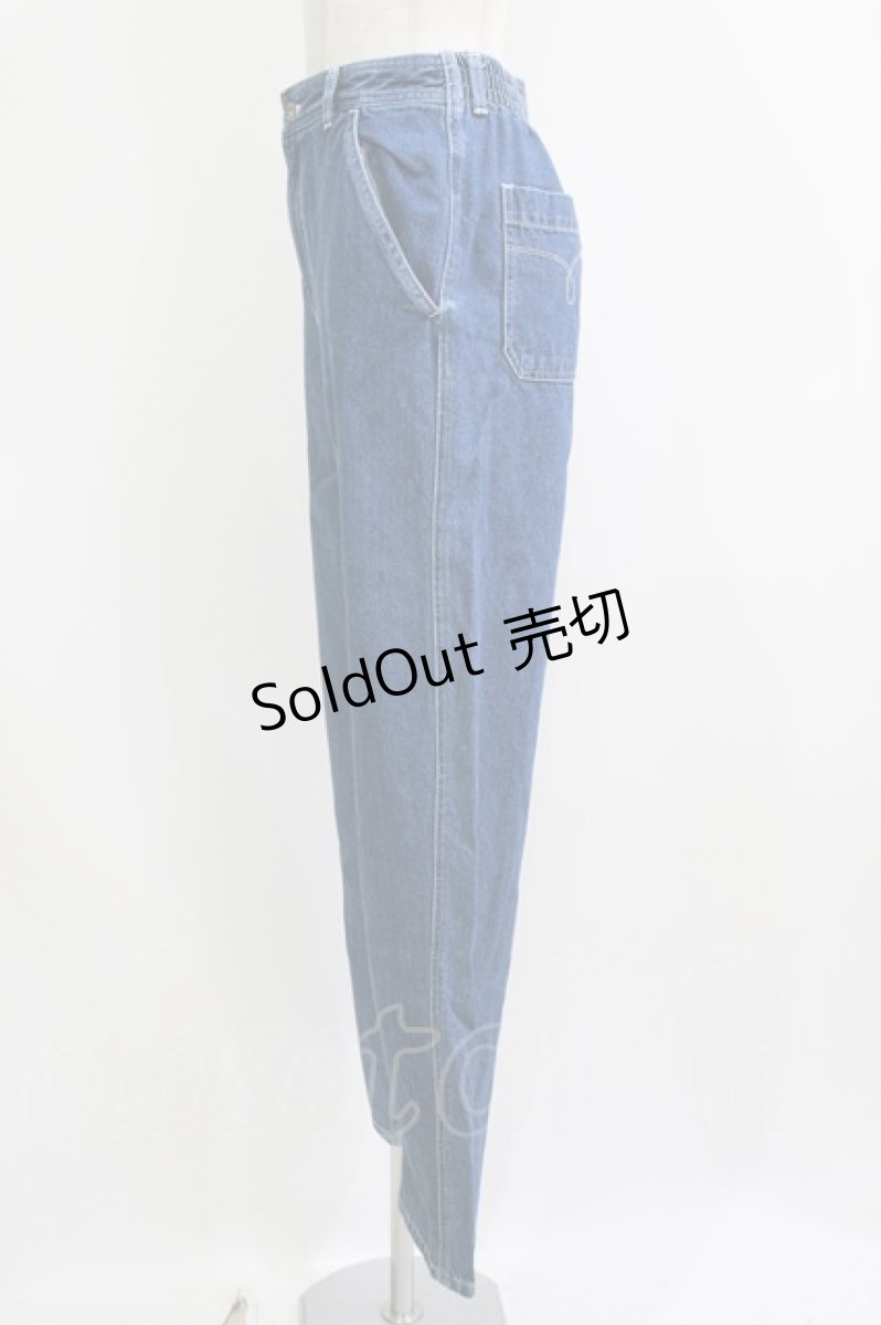 画像2: Katie / KATIE JEANS girl friend pants S BLUE H-26-08-09-068-LO-PA-AK-ZH (2)