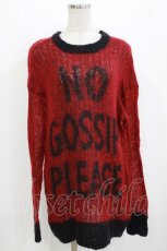 画像1: MILKBOY / NO GOSSIP SWEATER  赤 H-26-08-09-074-MB-TO-AK-ZH (1)