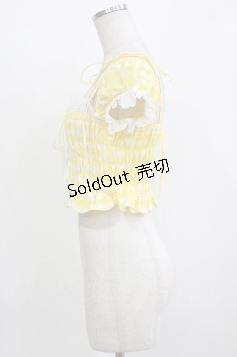 画像2: Katie / DOLORES corset bustier FREE YELLOW H-26-08-09-075-LO-TO-AK-ZH (2)