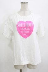 画像1: MILK / スイートハートTee  オフ H-26-08-09-076-ML-TO-AK-ZH (1)